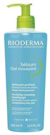 Bioderma - Face Cleanser - Sebium - Makeup Removing Cleanser - Skin Purifying - Face Wash for Combination to Oily Skin