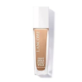 Lancome Teint Idole Ultra Wear Care & Glow Foundation for Up to 24H Healthy Glow - SPF27 - Medium Buildable Coverage & Natural Glow Finish