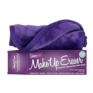 The Original MakeUp Eraser, Erase All Makeup With Just Water, Including Waterproof Mascara, Eyeliner, Foundation, Lipstick, and More (Queen Purple)