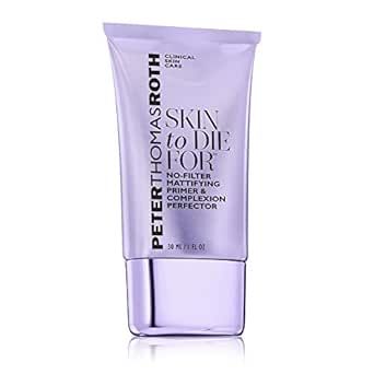 Peter Thomas Roth | Skin to Die For No-Filter Mattifying Primer & Complexion Perfector | Universal Tint for All Skin Tones, Blurs and Helps Reduce the Look of Pores